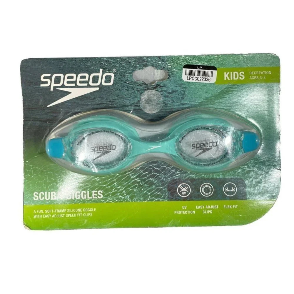 Speedo‎ Swimming Goggles Kids 3-8 Aqua Scuba Giggles NEW